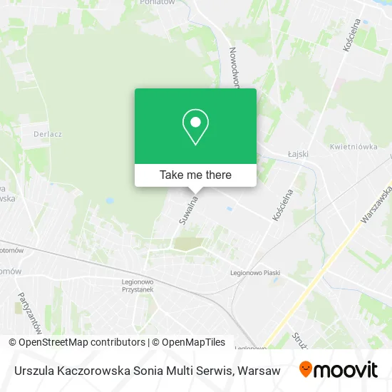 Urszula Kaczorowska Sonia Multi Serwis map