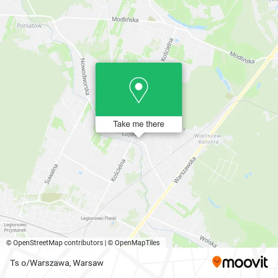Ts o/Warszawa map