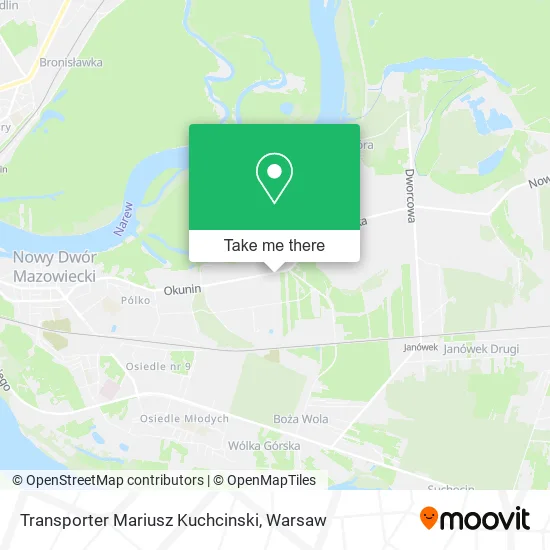 Transporter Mariusz Kuchcinski map