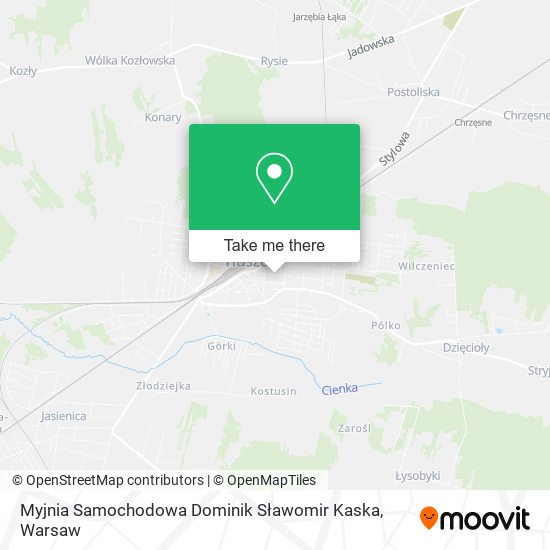 Myjnia Samochodowa Dominik Sławomir Kaska map