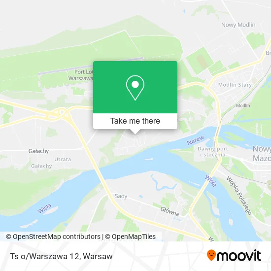 Ts o/Warszawa 12 map