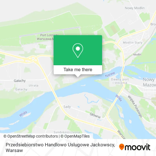 Карта Przedsiebiorstwo Handlowo Uslugowe Jackowscy