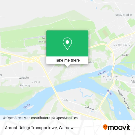 Карта Anrost Uslugi Transportowe