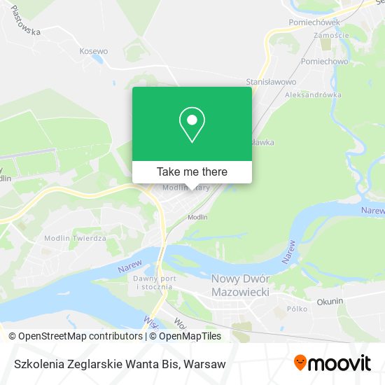 Szkolenia Zeglarskie Wanta Bis map