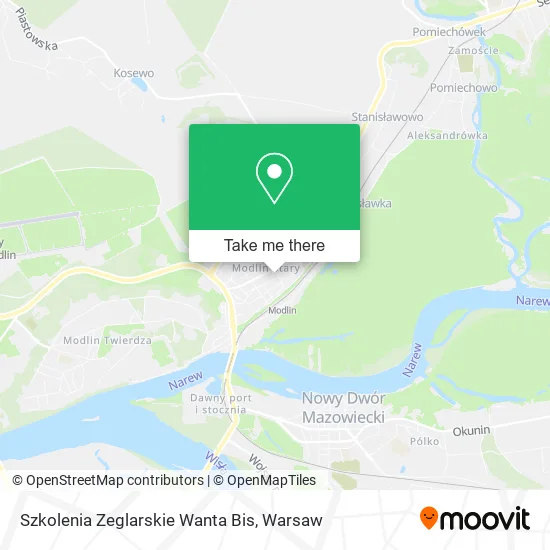 Szkolenia Zeglarskie Wanta Bis map