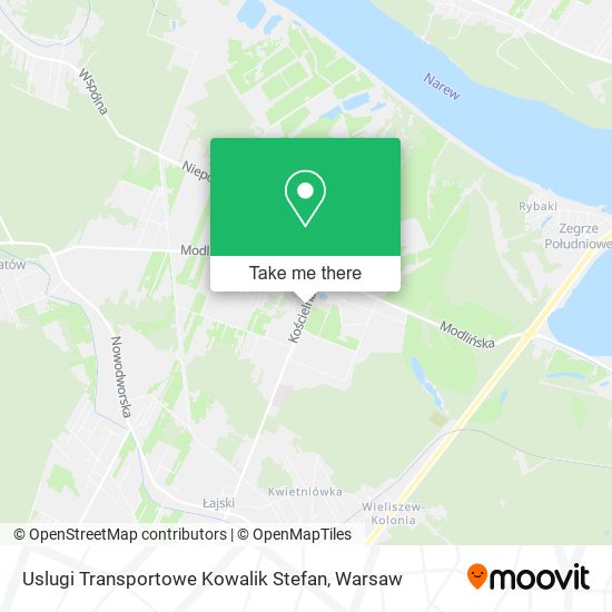 Uslugi Transportowe Kowalik Stefan map