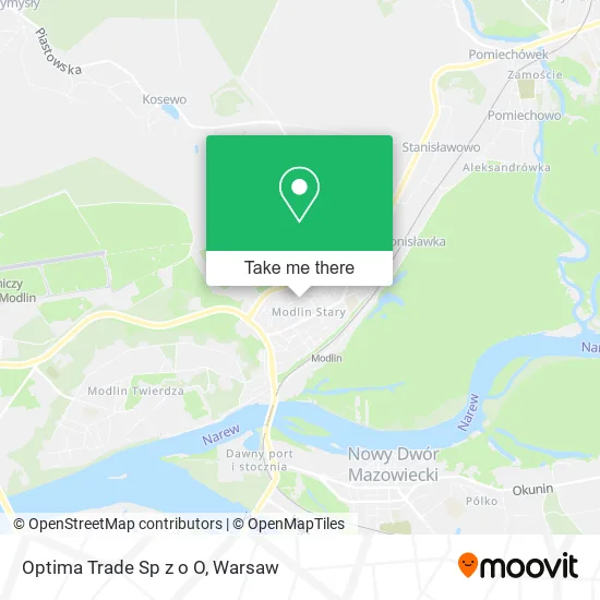 Optima Trade Sp z o O map