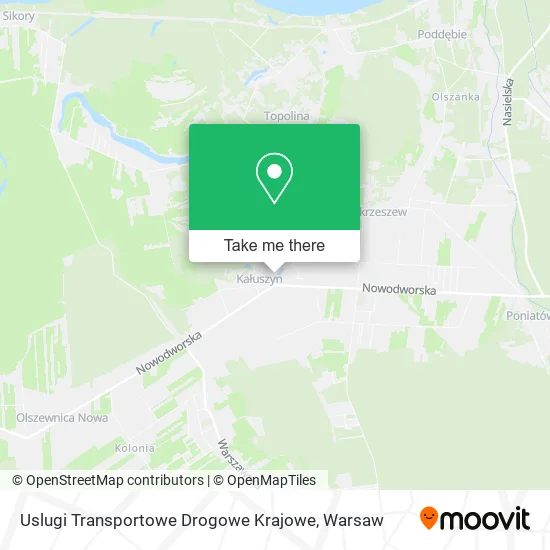 Uslugi Transportowe Drogowe Krajowe map