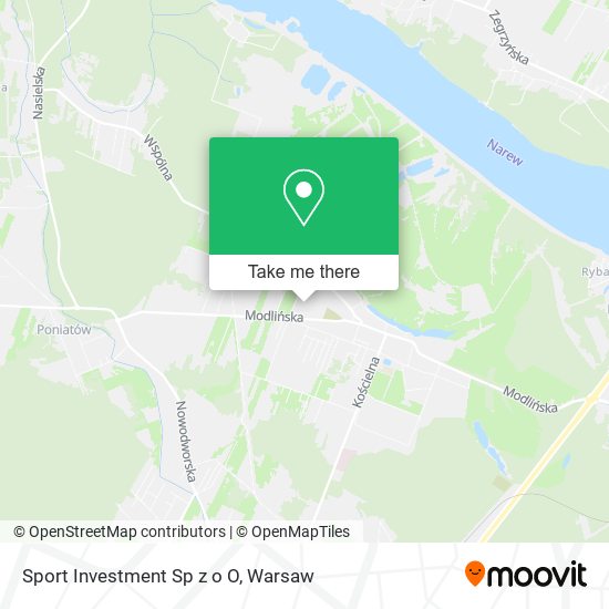 Sport Investment Sp z o O map