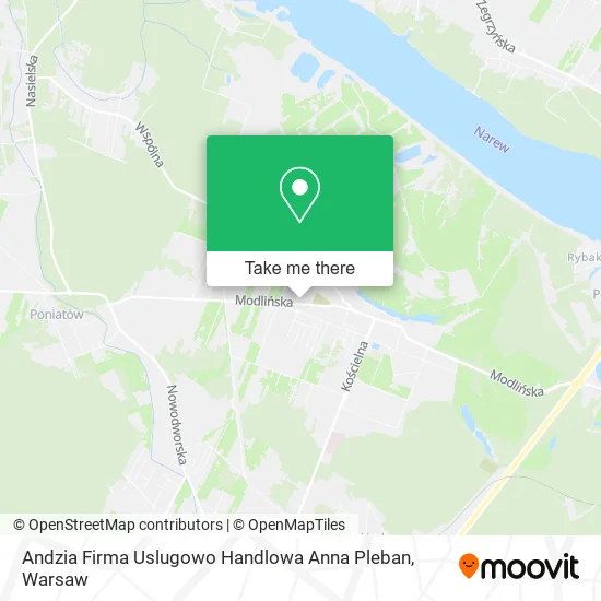 Andzia Firma Uslugowo Handlowa Anna Pleban map