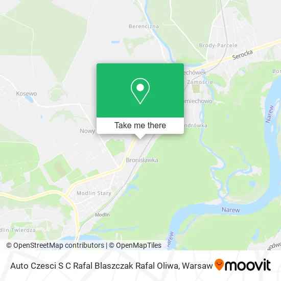Auto Czesci S C Rafal Blaszczak Rafal Oliwa map