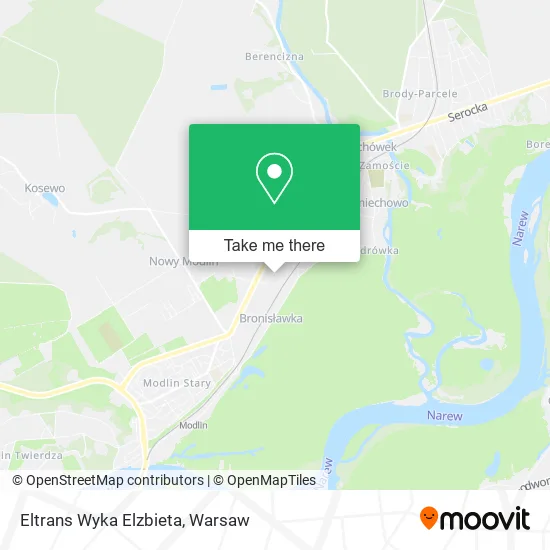 Eltrans Wyka Elzbieta map