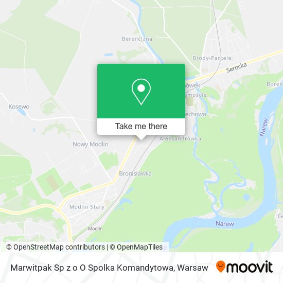 Marwitpak Sp z o O Spolka Komandytowa map