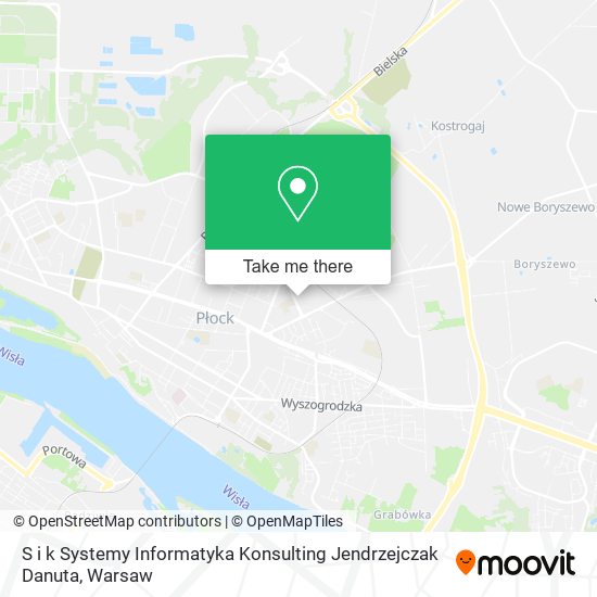 S i k Systemy Informatyka Konsulting Jendrzejczak Danuta map