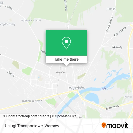 Карта Uslugi Transportowe