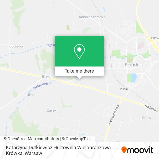 Katarzyna Dutkiewicz Hurtownia Wielobranżowa Krówka map