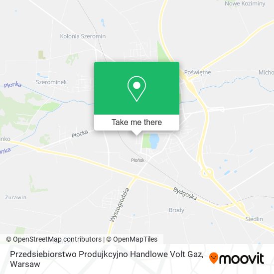 Przedsiebiorstwo Produjkcyjno Handlowe Volt Gaz map