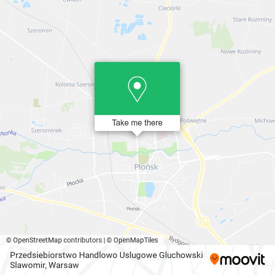 Przedsiebiorstwo Handlowo Uslugowe Gluchowski Slawomir map