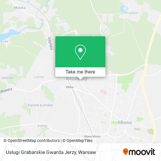 Uslugi Grabarskie Gwarda Jerzy map