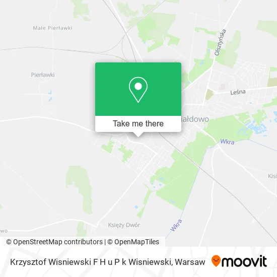 Карта Krzysztof Wisniewski F H u P k Wisniewski