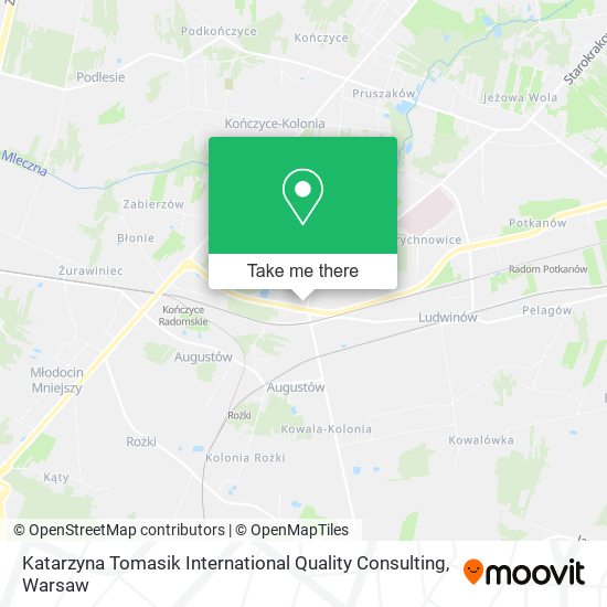 Katarzyna Tomasik International Quality Consulting map