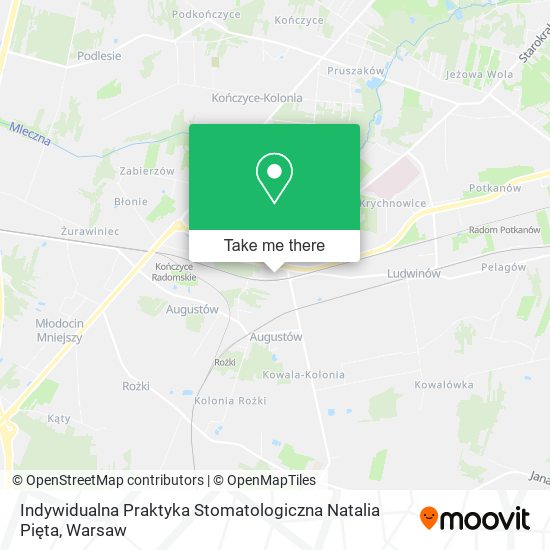 Indywidualna Praktyka Stomatologiczna Natalia Pięta map