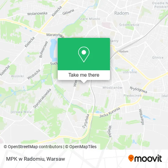 Карта MPK w Radomiu