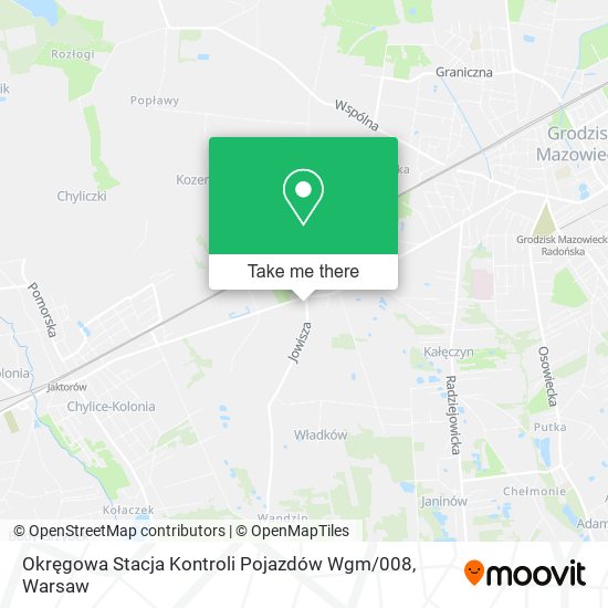 Okręgowa Stacja Kontroli Pojazdów Wgm / 008 map