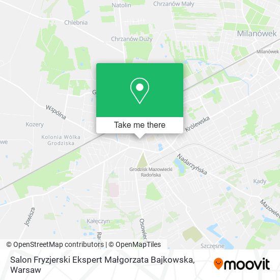 Salon Fryzjerski Ekspert Małgorzata Bajkowska map