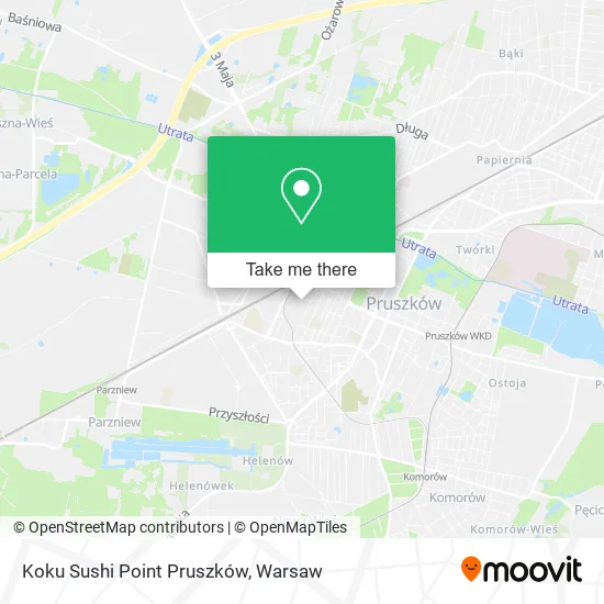 Карта Koku Sushi Point Pruszków
