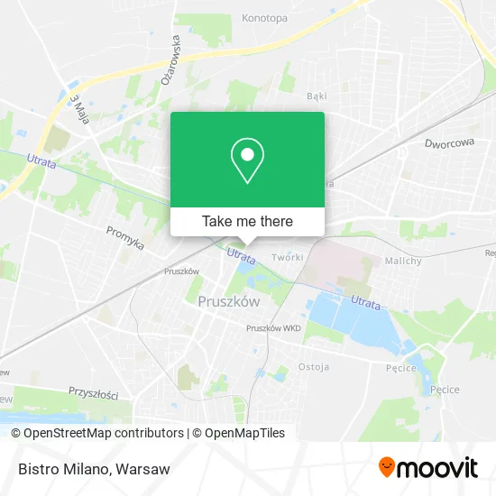 Карта Bistro Milano