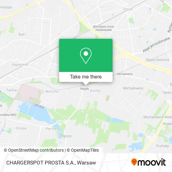 Карта CHARGERSPOT PROSTA S.A.