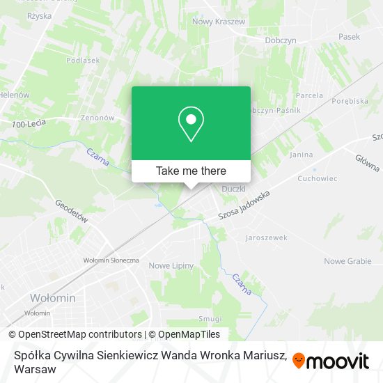 Spółka Cywilna Sienkiewicz Wanda Wronka Mariusz map