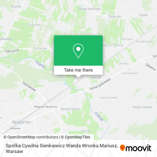 Spółka Cywilna Sienkiewicz Wanda Wronka Mariusz map