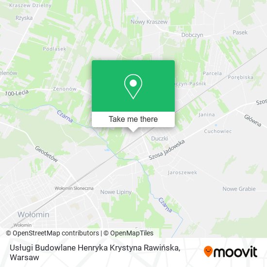 Usługi Budowlane Henryka Krystyna Rawińska map