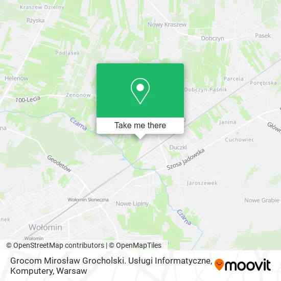 Карта Grocom Mirosław Grocholski. Usługi Informatyczne, Komputery
