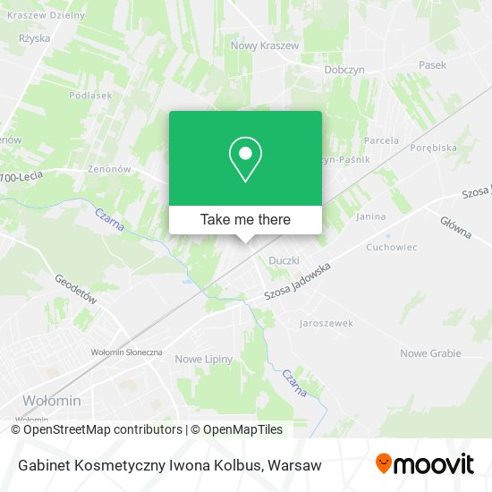 Gabinet Kosmetyczny Iwona Kolbus map