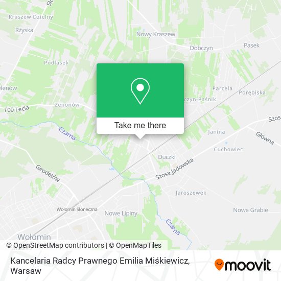 Карта Kancelaria Radcy Prawnego Emilia Miśkiewicz