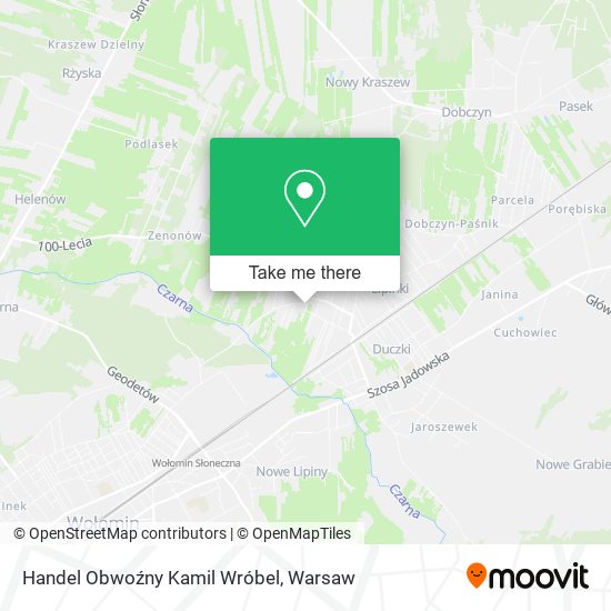 Handel Obwoźny Kamil Wróbel map