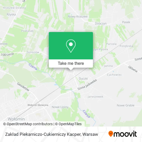 Zakład Piekarniczo-Cukierniczy Kacper map