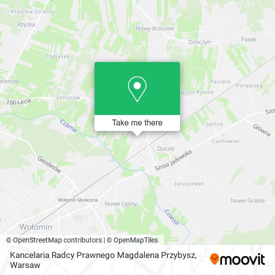 Kancelaria Radcy Prawnego Magdalena Przybysz map