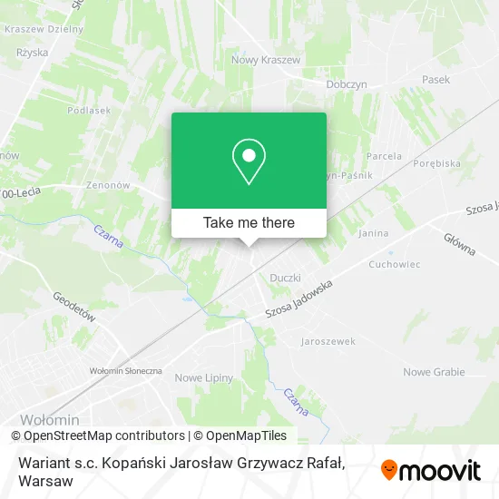 Wariant s.c. Kopański Jarosław Grzywacz Rafał map