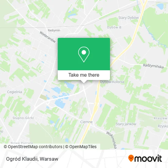 Карта Ogród Klaudii