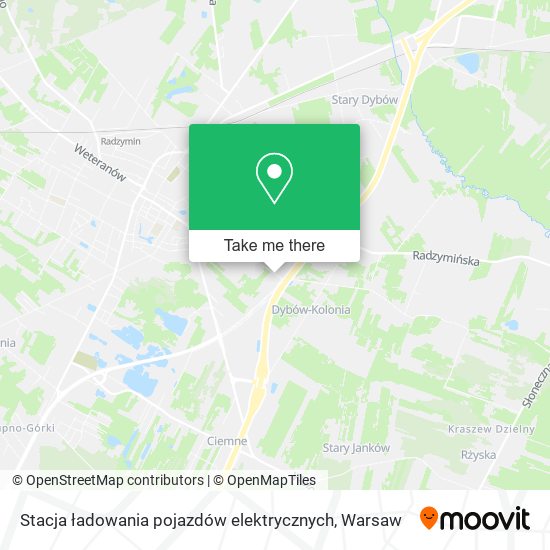 Stacja ładowania pojazdów elektrycznych map