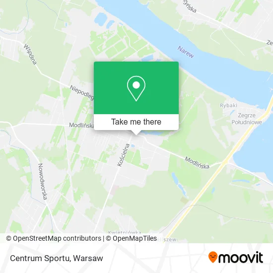 Карта Centrum Sportu