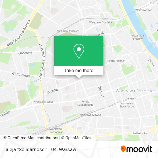 aleja "Solidarności" 104 map