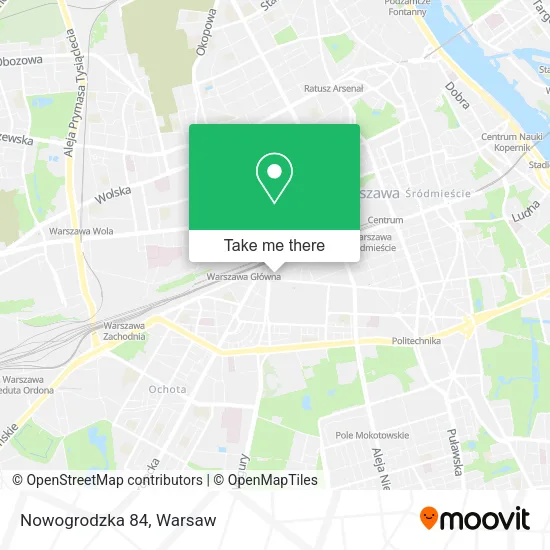 Nowogrodzka 84 map