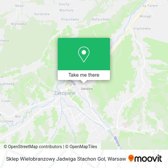 Sklep Wielobranzowy Jadwiga Stachon Gol map