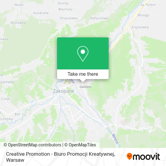 Карта Creative Promotion - Biuro Promocji Kreatywnej