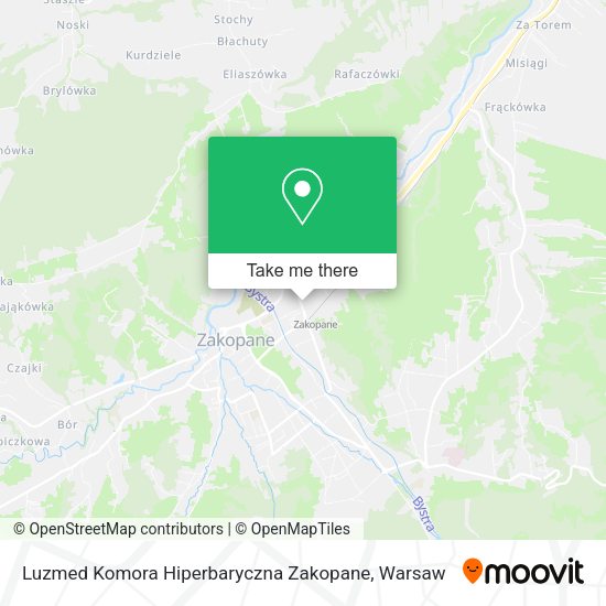 Карта Luzmed Komora Hiperbaryczna Zakopane